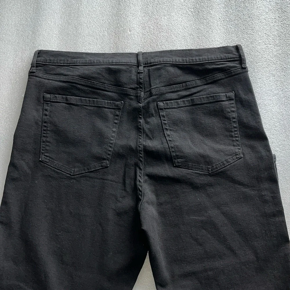 🆕 Nine West Boyfriend Jean High Rise Super Stretch Black XXL